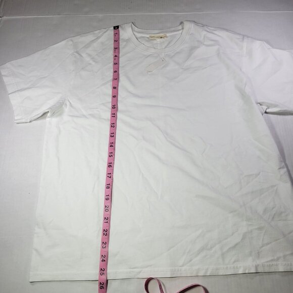 Madewell White Refined Easy Crewneck T-Shirt Size Medium - Picture 4 of 6